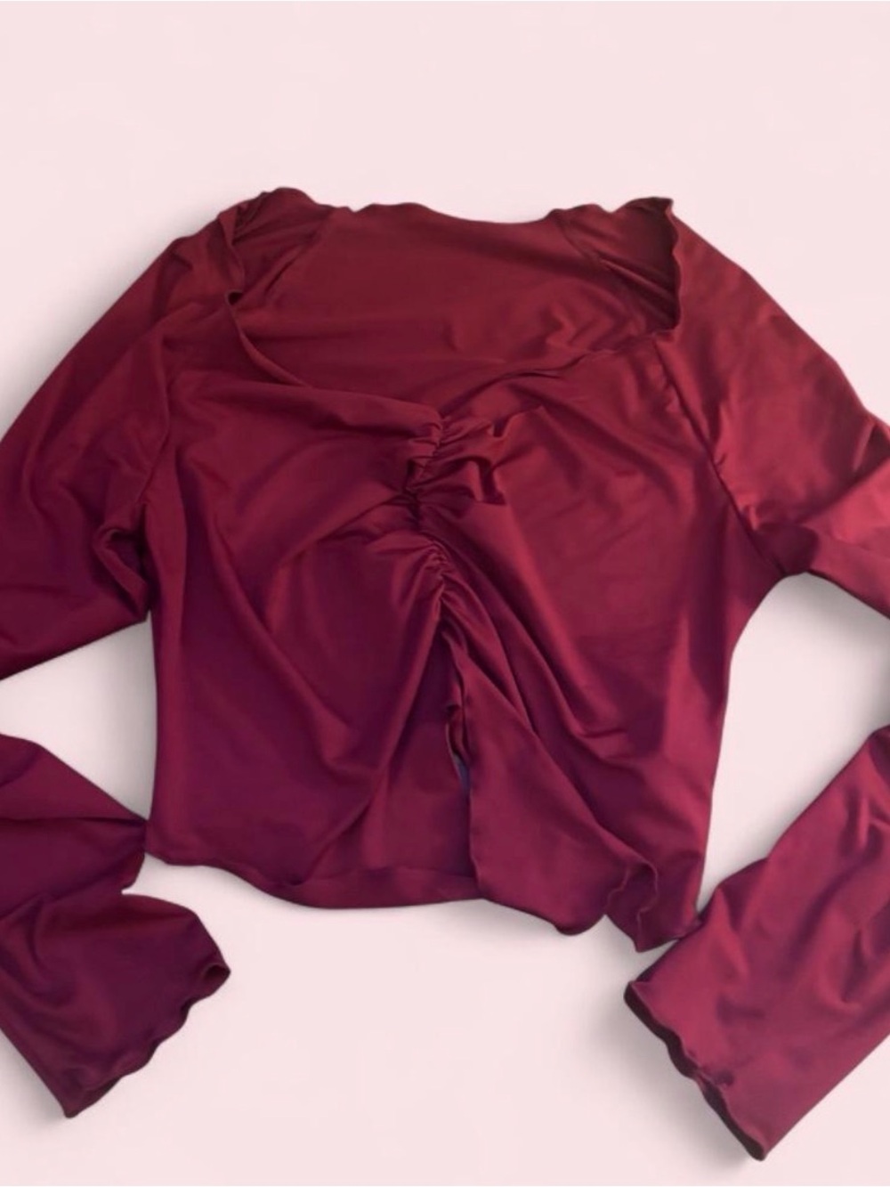 Fuchsia long sleeve legging set